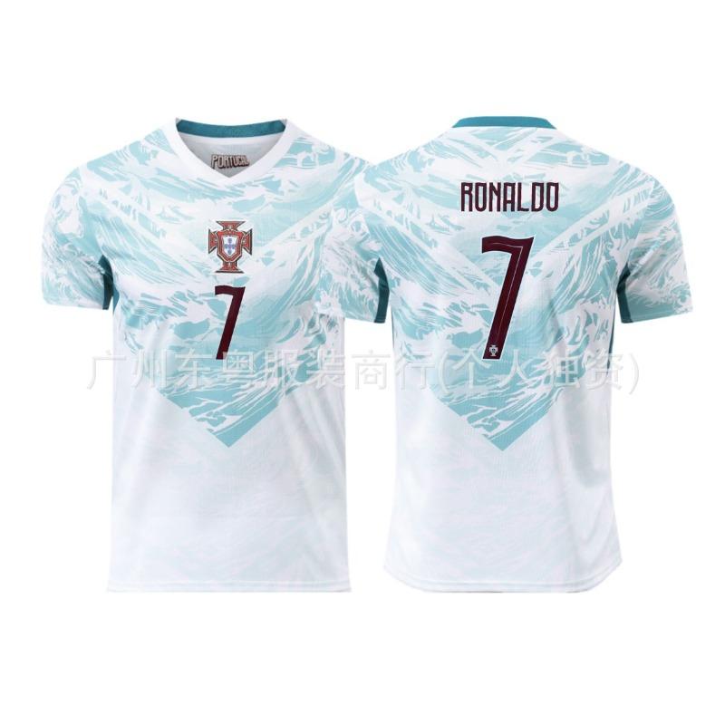New Bar West Argentina Portugal Teeth France Belgium Jersey Adult Football Suit Club Short Sleeve T-Shirt