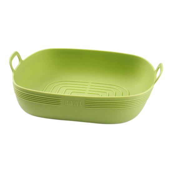 

Безопасная воздушная фритюрница готовит высокотемпературный устойчивый здоровый материал Square зелёный