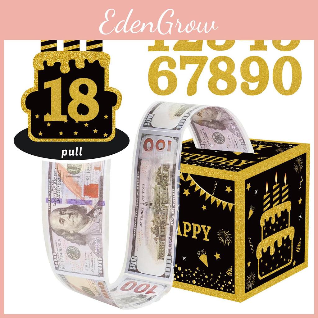 Gold Black Party Gift Box Suitable For Childrens Birthday Celebrations And Gifts
