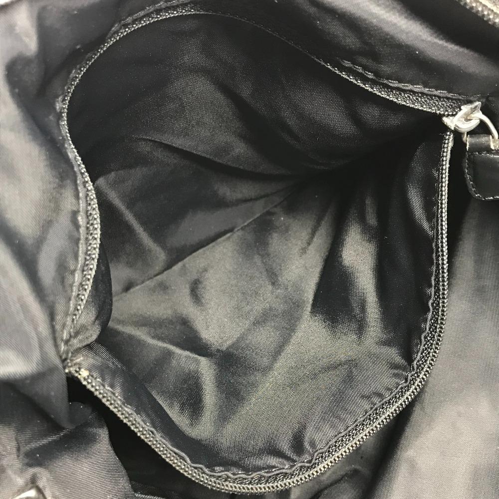 Dior Trotter logo Bag Crossbody Shoulder Bag Leather/Canvas Black