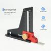 Aluminum Alloy Height Gauge Dual Scales DIY Woodworking Height Measurement Tools Precision for Tablesaw Depth Measuring Ruler