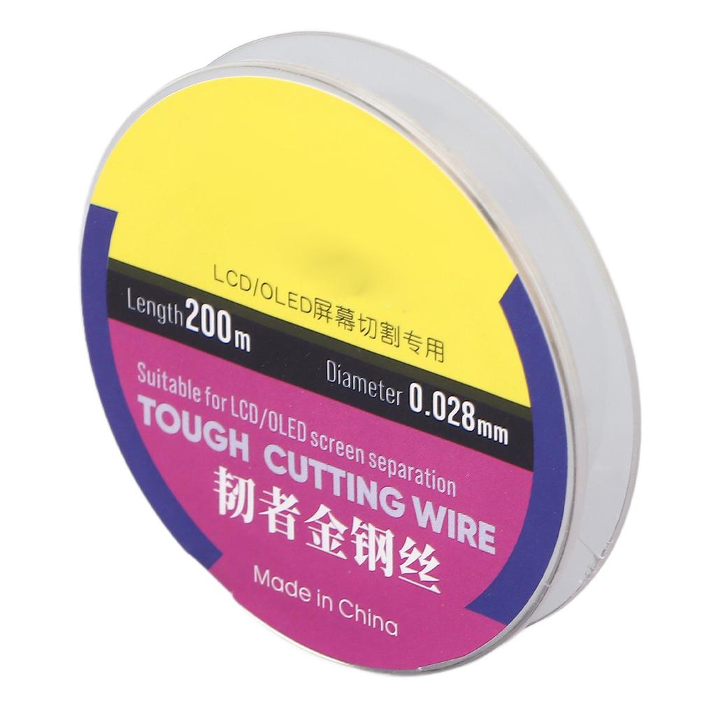 200M Phone LCD Screen Cutting Line High Hardness Steel Phone LCD Screen Separating Wire