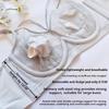Large Bust-slimming French Bra for Women with Soft Underwire Ultra-thin Lace and Crystal Cups