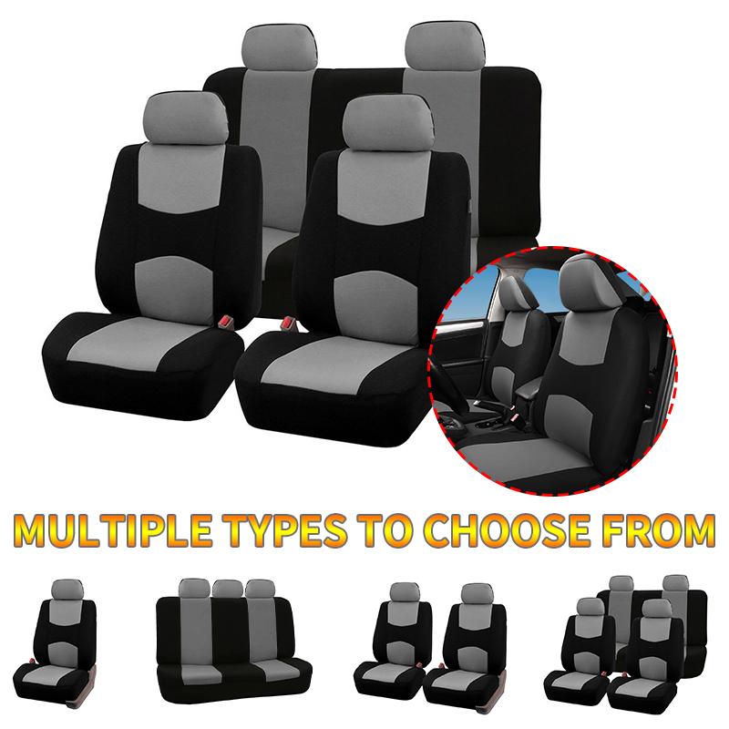 

Комплект автомобильных сидений 1/2/5 шт. - Полный набор защиты сидений, чехлы на передние сиденья, совместимые с подушками безопасности, чехлы на задние сиденья, универсальные аксессуары для двигателей