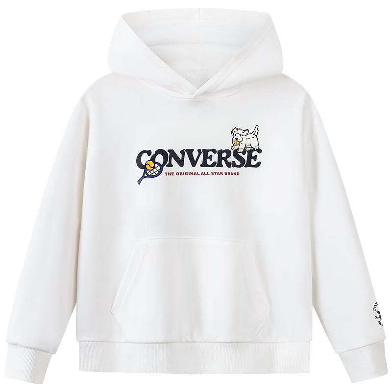 Converse Kids' Cotton Fleece Hooded Sweatshirt