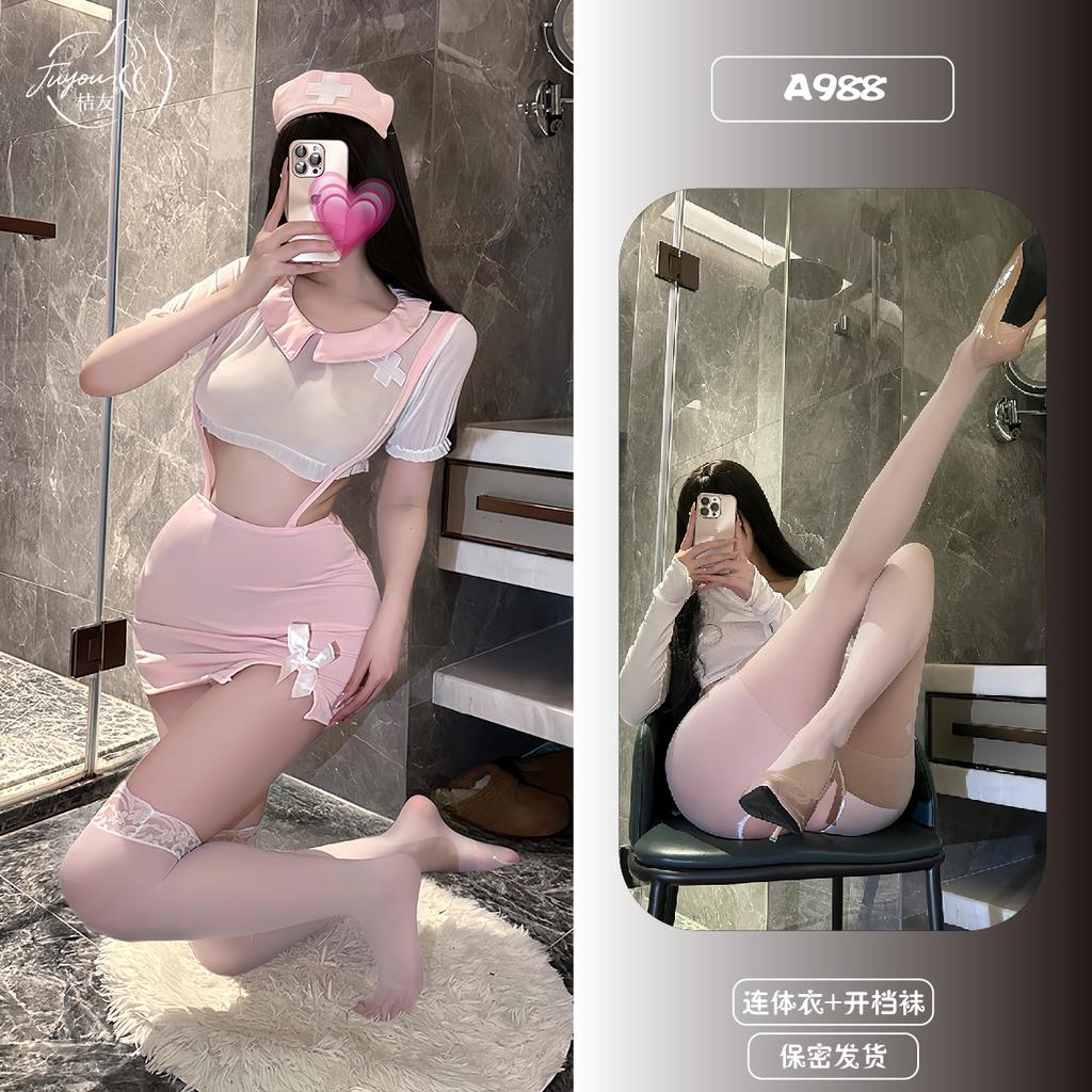 Sex lingerie pure desire cute nurse uniform sexy hip skirt small chest suit pajamas female A