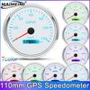 110MM Gauge 120km/h 120MPH GPS Speedometer  with Antenna for Car Boat Truck Motorcycle Speed Meter 7 Colors
