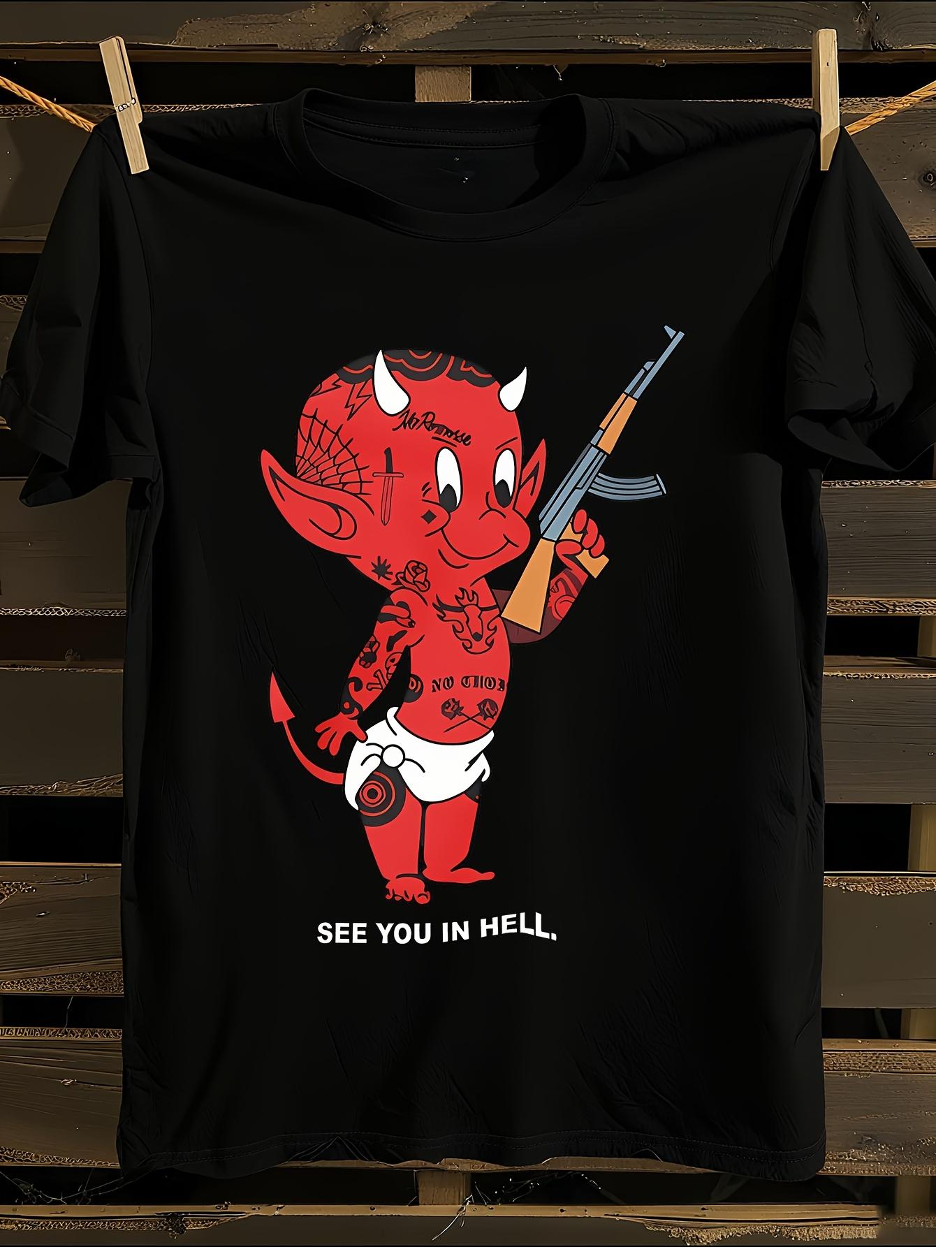 See You In Hell Baby Devil T-shirt XXL