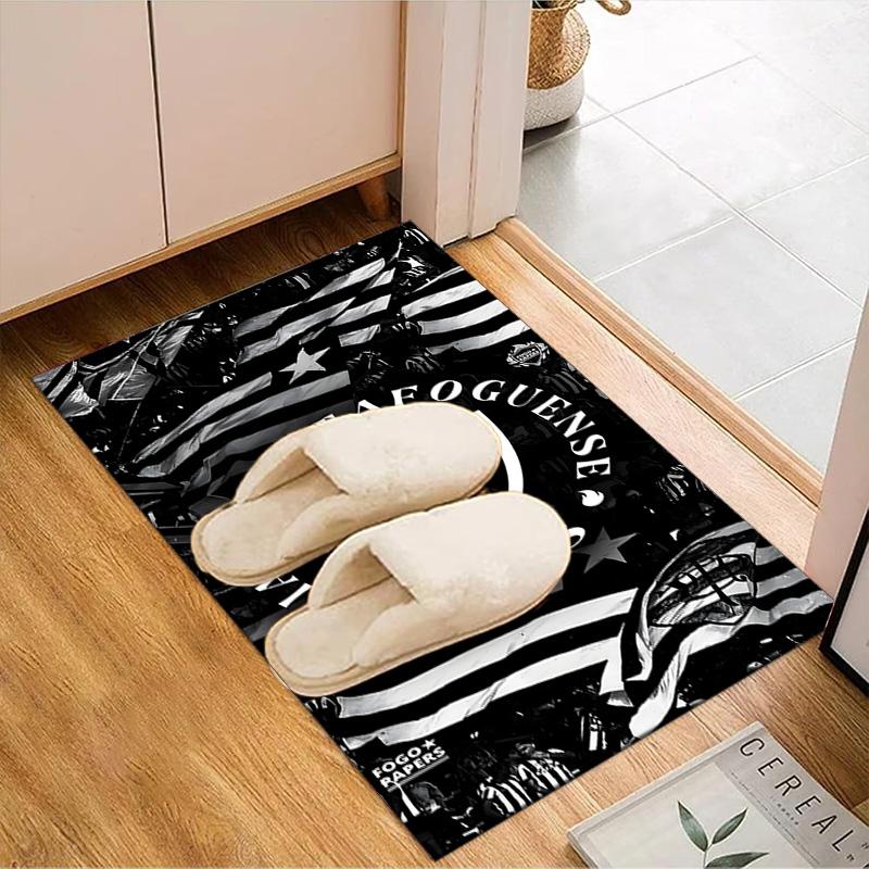 Botafogo Pride Emblem Printed Office Carpet Chair Cushion Entryway Rug, Rugs for Living Room, Bedroom Christmas gifts