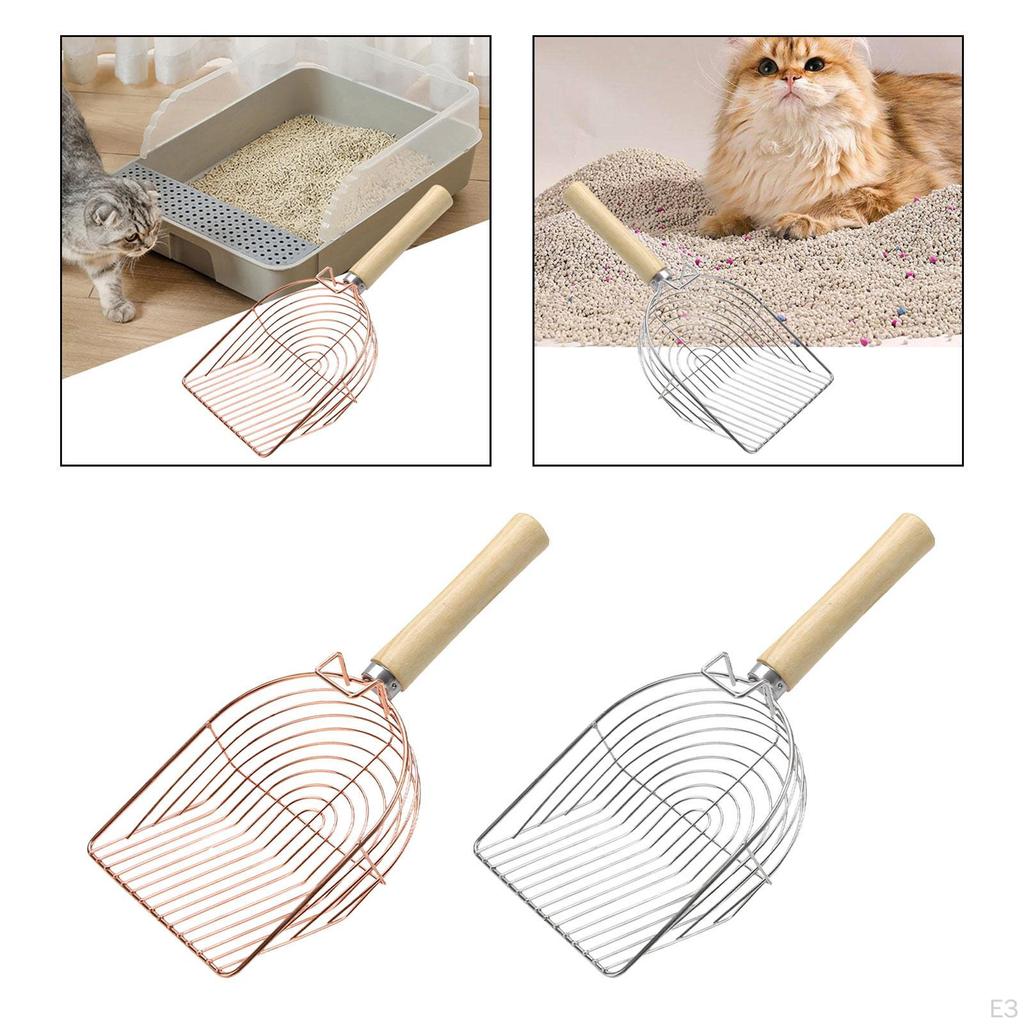Cat Litter Scoop Sand ,Portable,Pet Cleaning Supplies Kitty Metal Scooper Kitten Lifter for
