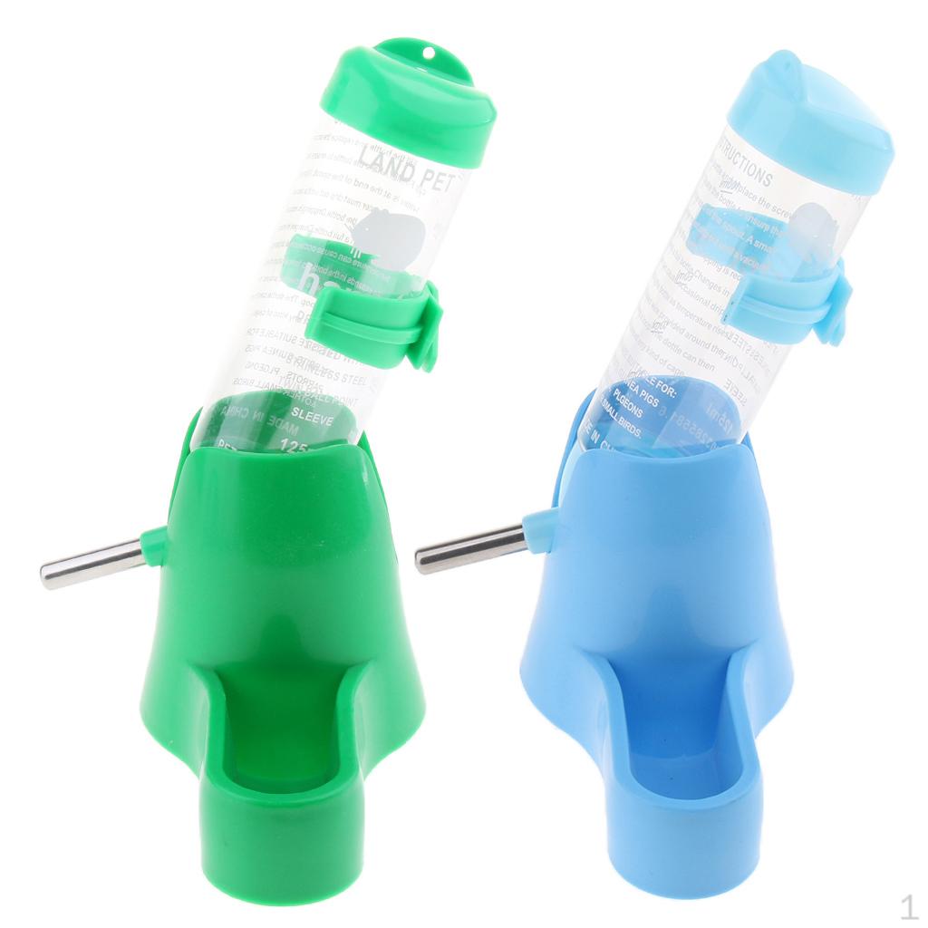 

2pcs 3 in 1 Automatic Pet Feeder Hamster Bowls Water Bottles Dispenser Bowl