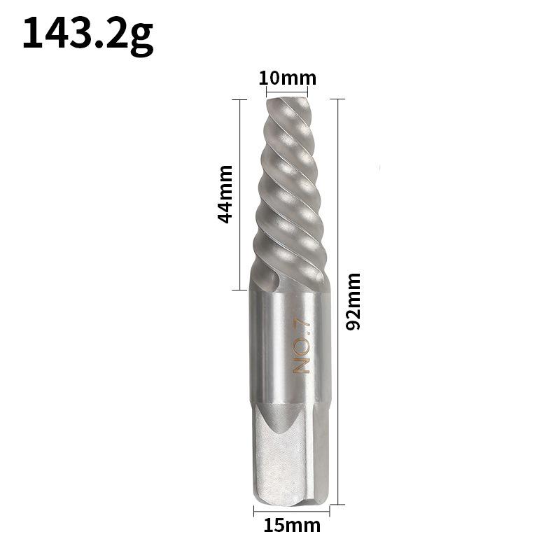 10-Piece Damaged Screw Extractor Set - Coarse & Fine Threads