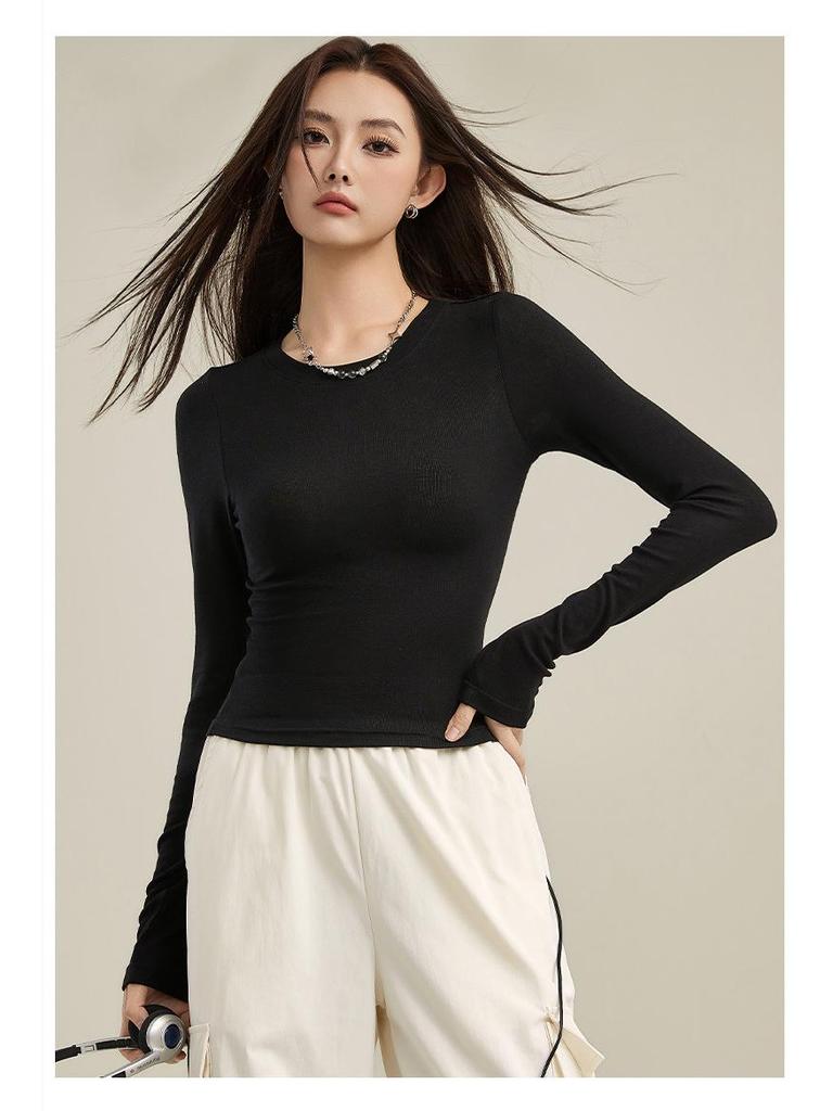 Little Milk Tencel Merinoull Langermet Undertrøye - Vår 2025 Kolleksjon