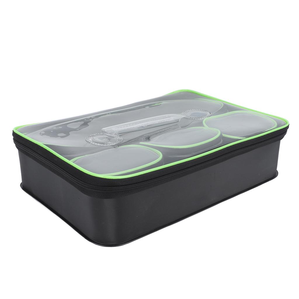 5Pcs Thickened EVA Fishing Tool Pouch Waterproof Fishing Tackle Box Wear Resistant Large Capacity Lightweight Storage