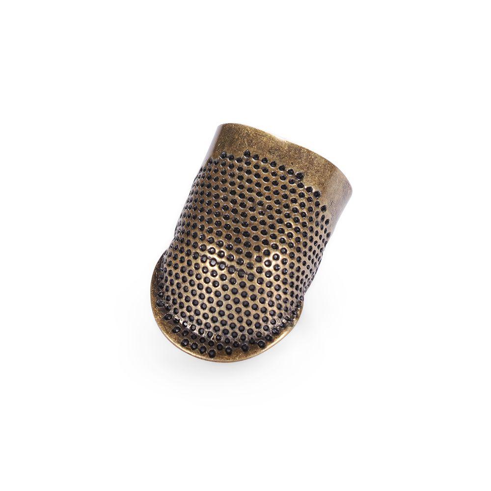 Stitching Tools DIY Crafts Vintage Gold Antique Ring Finger Protector Needle Thimble Metal