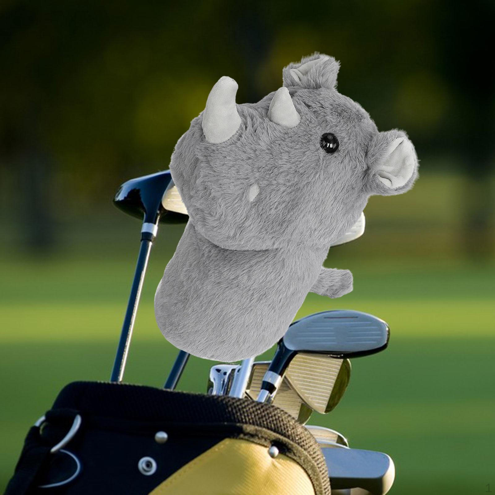 

Golf Club Head Cover,Cute Accessories,Equipment,Gift for Men Women Novelty Funny Plush Animals