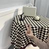 Checkered Retro Luxury Tablecloth - Rectangular/Round Dining & Coffee Table Mat