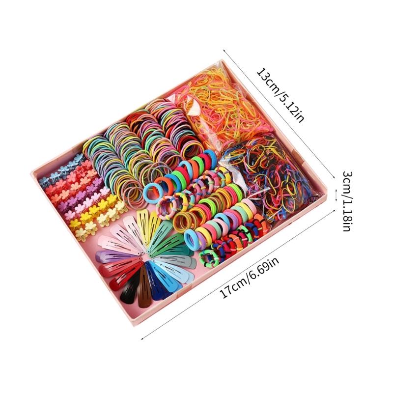 2024 Hair Ties Set Colorful Hairpin Pack Hairband Hairpins Collection for Women