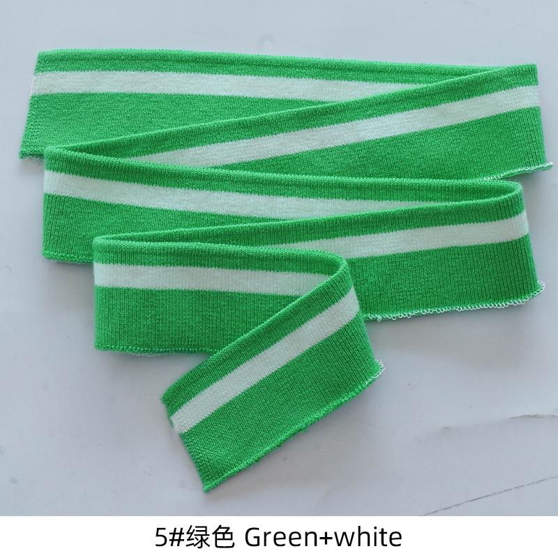 3.5*80CM High Stretch Knitted Rib Cotton Fabric T-shirt Neckline Elastic Collar Cuffs Trim For Clothing Accessories FabricTJ0510