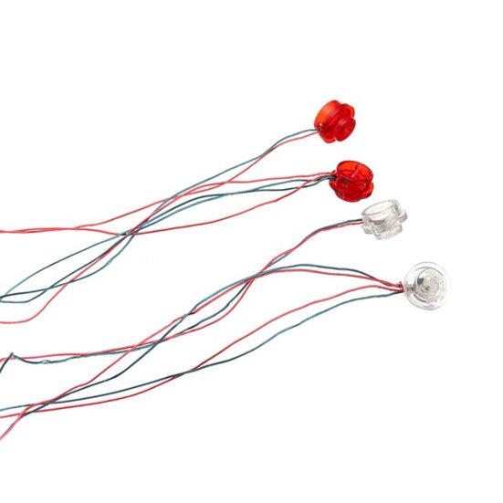 Uniwersalna lampka LED do ładowania USB, cegiełka/okrągła, zestaw dekoracyjny do zabawki Lego