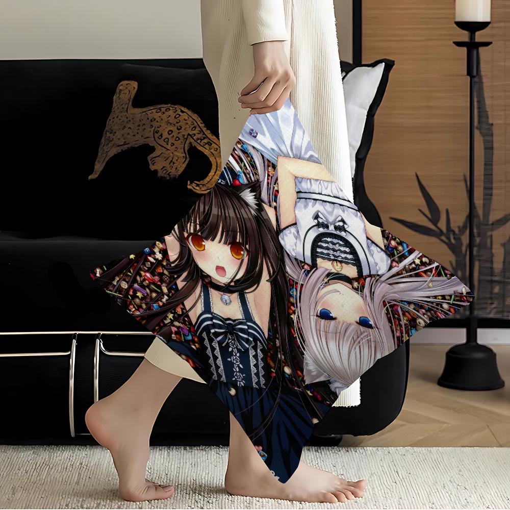 Nekopara Neko Anime Pillow Cover Design cushion Cover decor Holiday Decorati