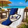 Qarabag Soccer Team Crest Design Beach Towel, Quick-drying, Easy to Care for, Suitable for Both Fitness and Beach Vacations,Sports Essential