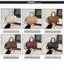 Retro Korean-Style Solid Color Boston Handbag - Women's Single Shoulder Crossbody Bag