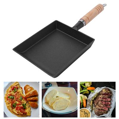 Thickened Non Stick Egg Frying Pan Japanese Style Household Omelette Maker Cookware Lightweight Fried Pot Kitchen Gadget