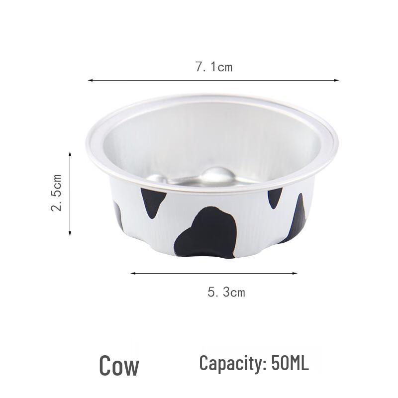 WS 50ml Aluminum Foil Baking Cups for Desserts (2000 Count)