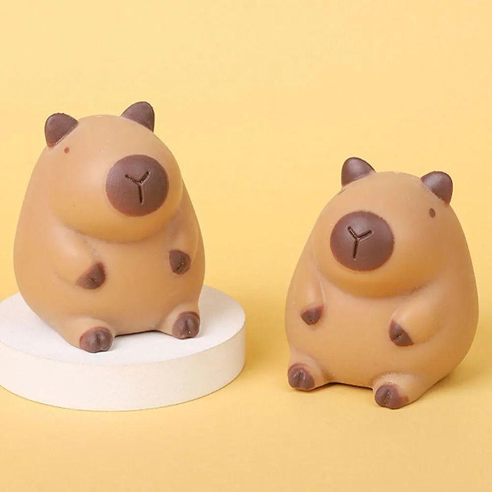 Cartoon Animal Capybara Slow Rebound Toy Novelty Simulation Capybara Decoration  Birthday Present