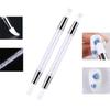 New 1/2/3PCS Dual-ended Silicone Sculpture Pen Nail Art Brushes Small Builder Gel Silicone Nail Brush Tool XJS04