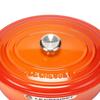 Le Creuset SIGNATURE Signature Ovale Cocotte 27 cm Orange Topf Neues Leben [Le Creuset] Zweihändig [Artikel]