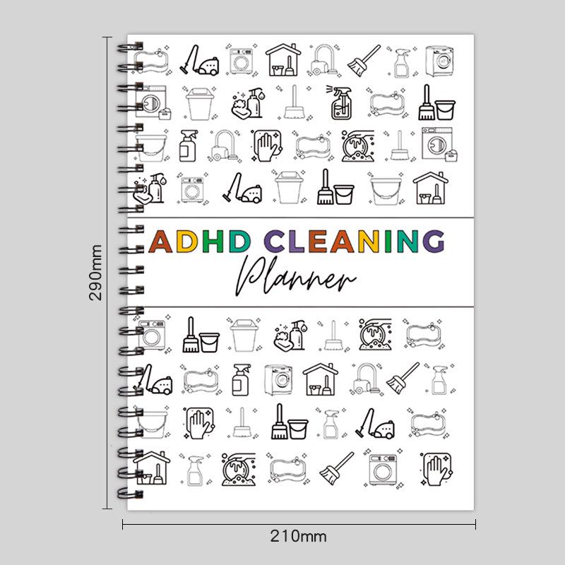 Cross-Border Family Cleaning Planner: Daily, Weekly & Monthly Task Schedule