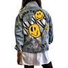 2621 Jacket Women's Denim European and American Street Trend Jacket Women's Internet Celebriity Jacket