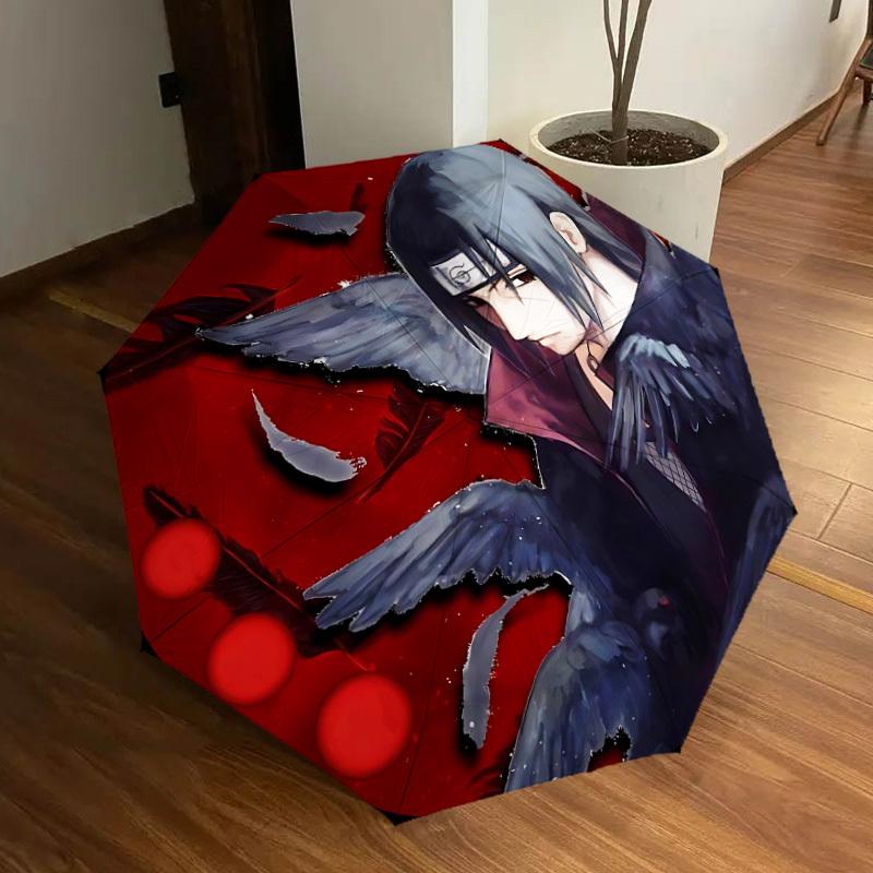 

1pc Ninja-Themed [Self-Opening Umbrella] Sturdy Iron Structure & Handle, Compact Folding, Suitable for All Seasons, Ideal for (as the picture,Iron&8K)