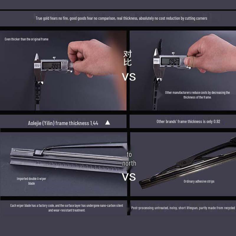 Compatible Wiper Blade for Hualing Heavy Truck Models H9, H6, H7, and Lingma H3