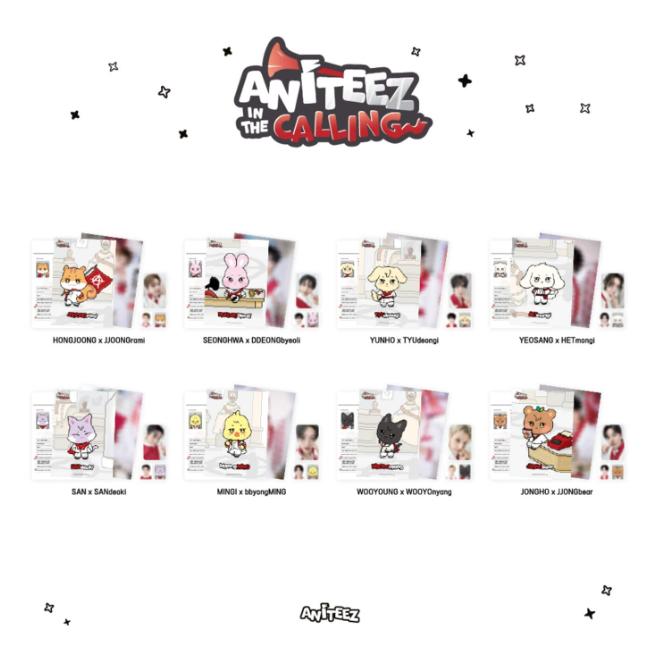 

Предзаказ ATEEZ ANITEEZ IN THE CALLING Набор держателей для профиля звонка SANdeoki