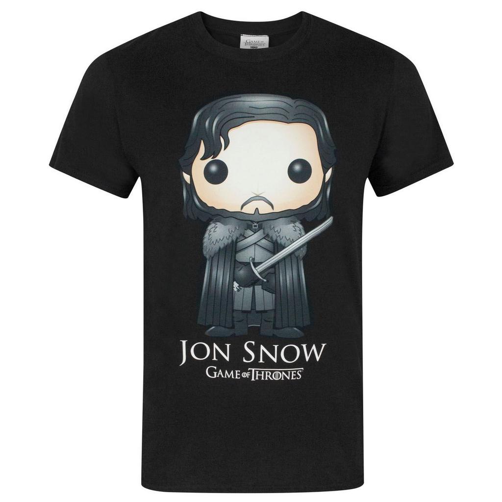 Game of Thrones Offizielles Funko Jon Snow T-Shirt für Herren