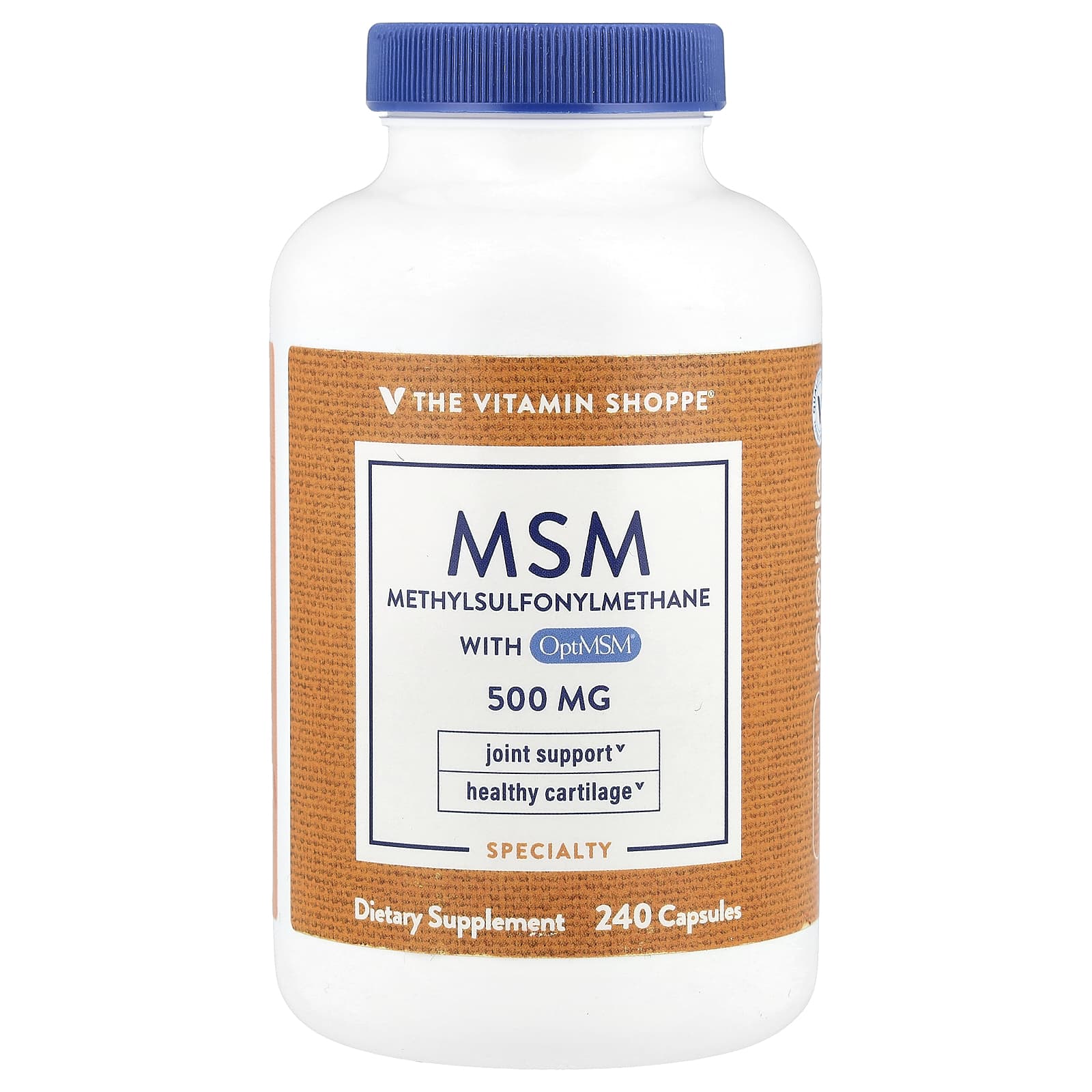 

MSM with Optimsm®, 500Mg, 240 Capsules