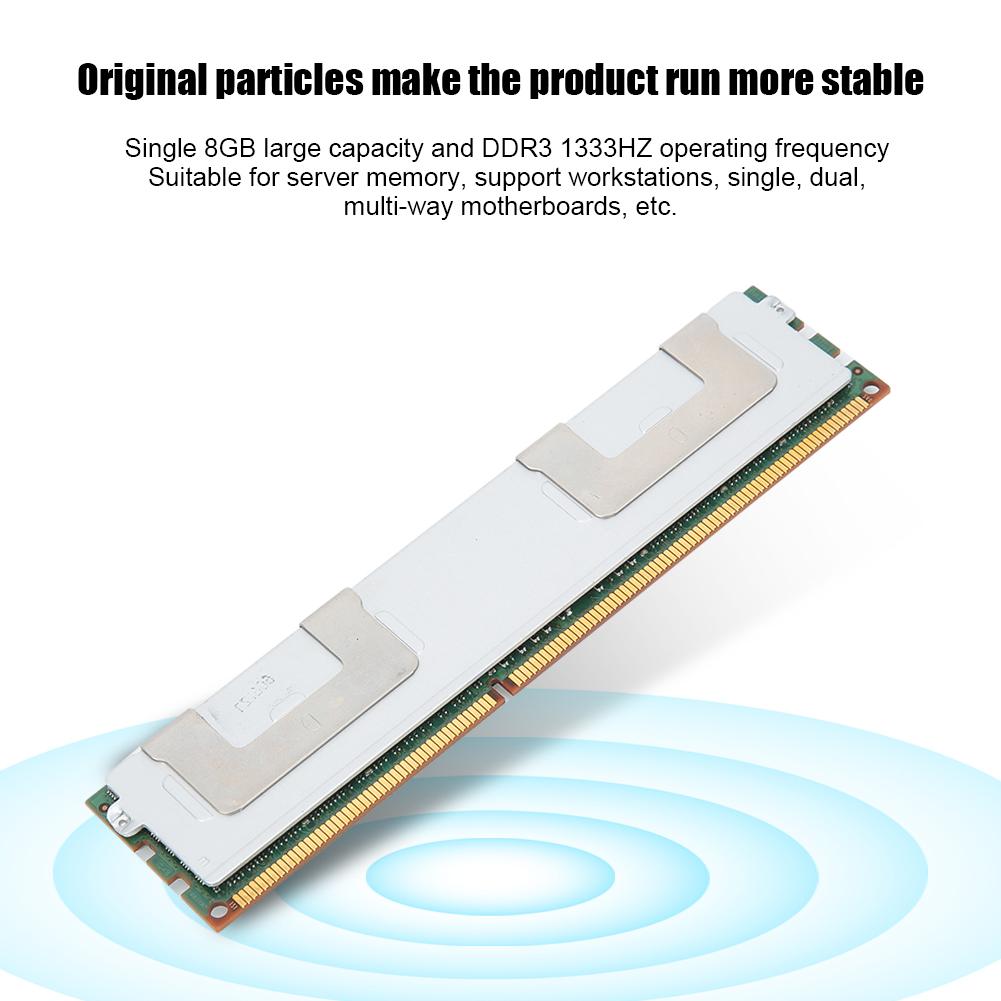 8GB Server Ram Computer Memory Components PC3 10600R DDR3 1333MHZ 2R*4 ECC REG