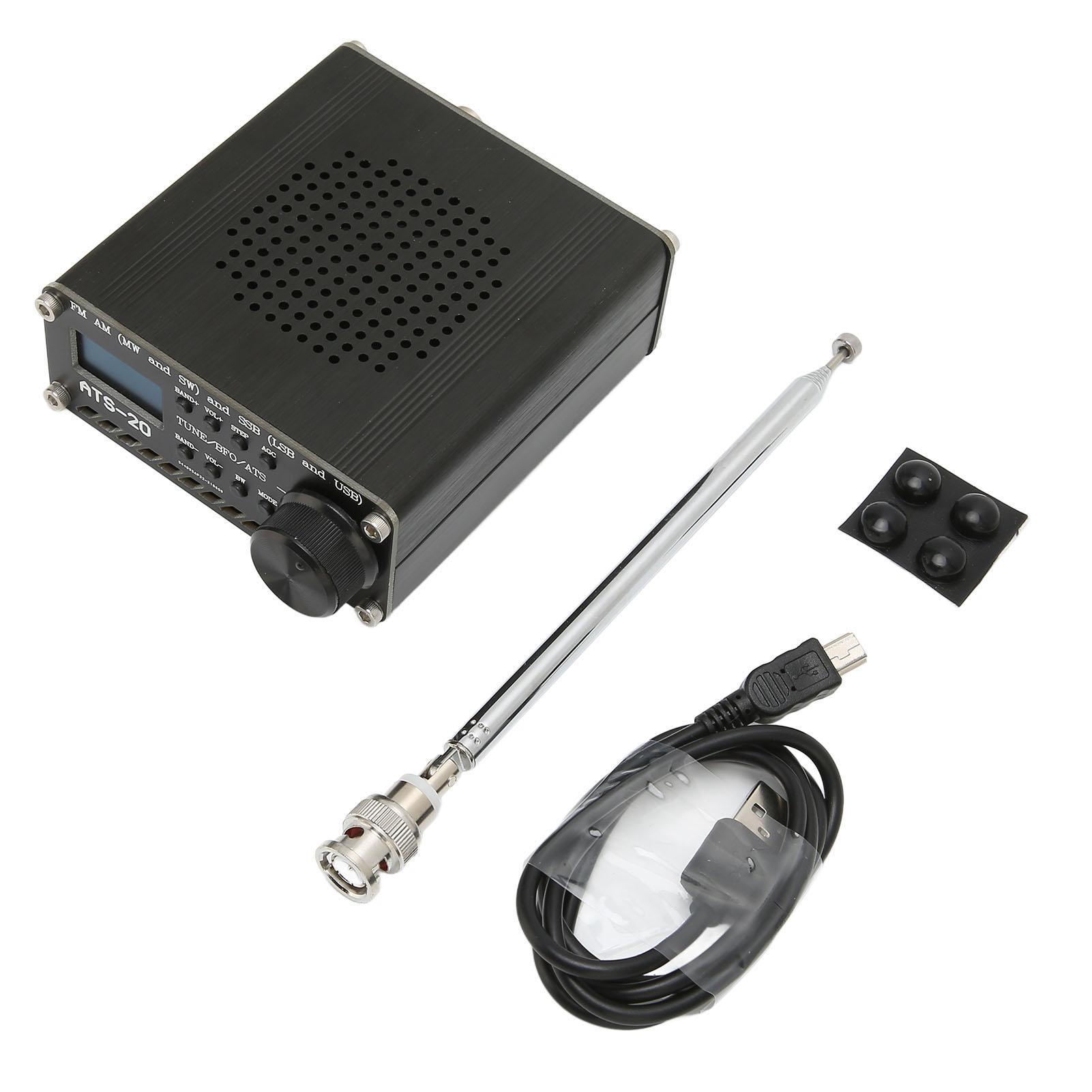 

AM FM коротковолновый радиоприемник многофункциональный алюминиевый сплав все диапазоны радиоприемник с SSB приемом для