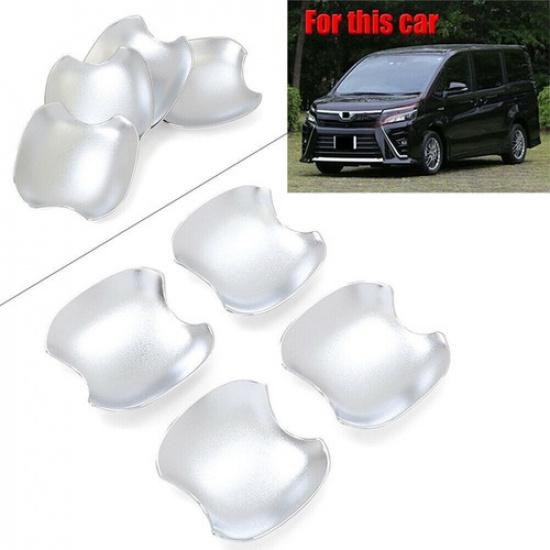 Chrome Side Car Door Handle Bowl Cover Trim For Toyota Noah Voxy R80 2018 19 20