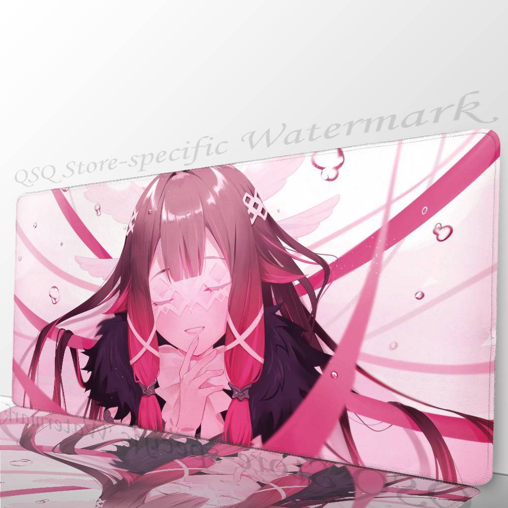 Anime Columbina G-Genshin Impact Mousepad Non-slip Suitable For Office Computers Laptops E-sports Game Desk Mats XXL Keyboard
