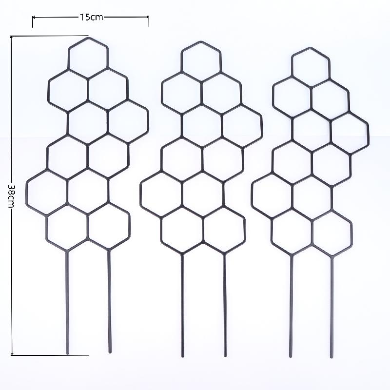 3Pcs Climbing Plant Support Frame Organizer for Shaping Vines Durable Rack for Garden Greenhouse Flowerpot