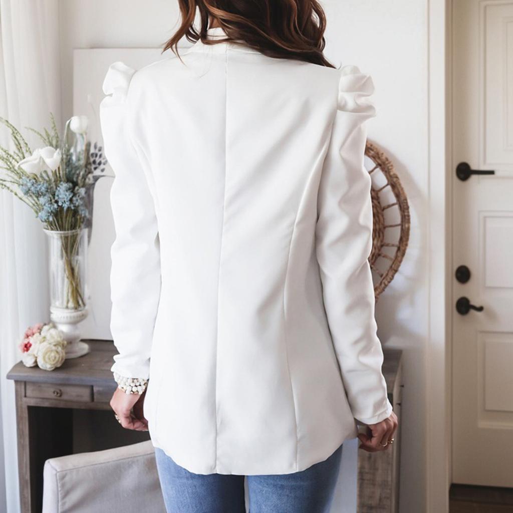 Folium Nelumbinis Edge Long Sleeve Zipper Print Suit Small Coat Woman Self-cultivation Version Temperament