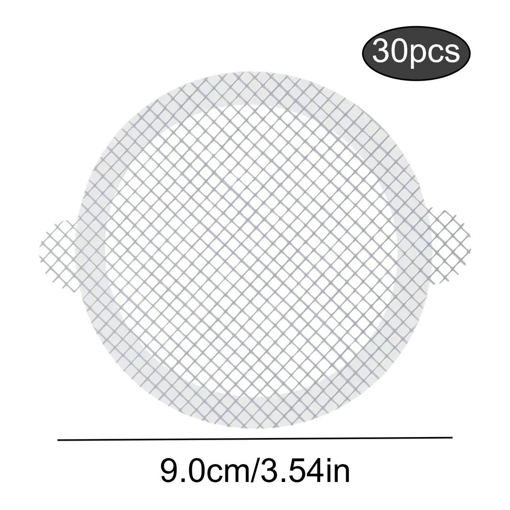

30pcs Shower Drain Hair Catcher Mesh Sticker Kitchen Sink Strainer Sewer Bathroom Floor Bathtub Water Filter Home Accessories