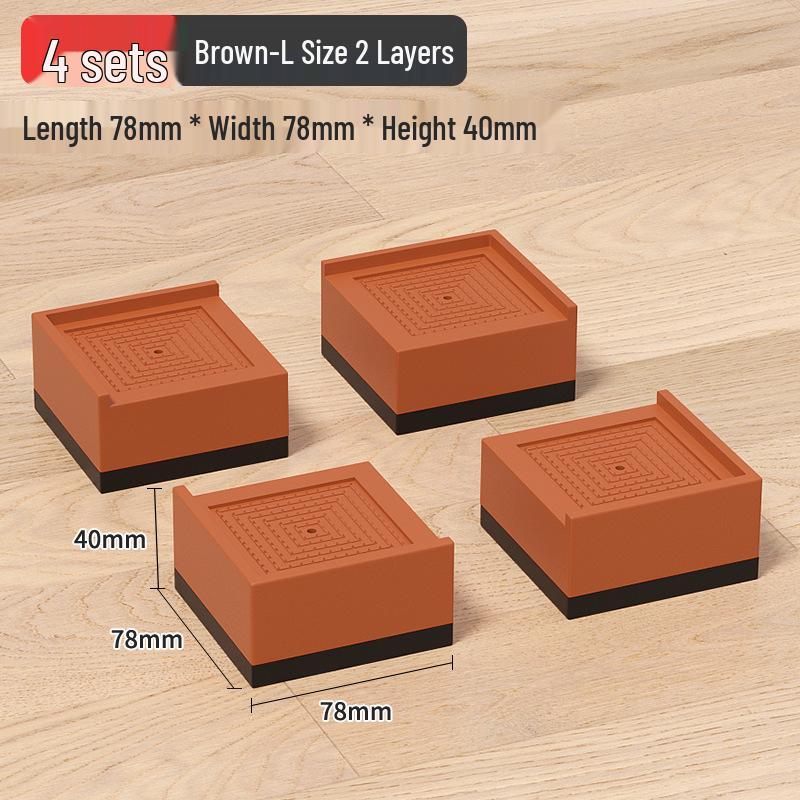 Universal Furniture Heightening Pads: Nail-Free, Stable, Moisture-Proof for Tables & Chairs