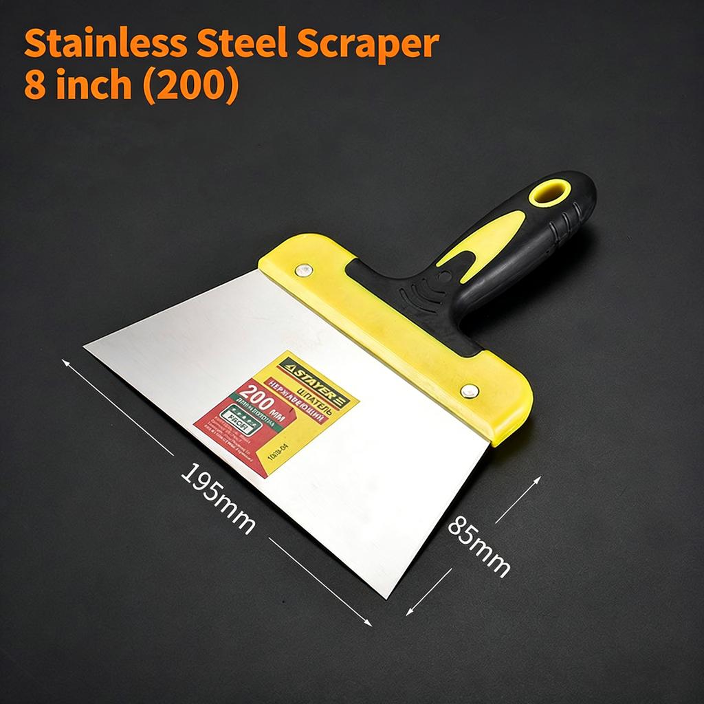 Stainless Steel Dough Scraper Pizza Knife Cake Scraper Confectionery Kitchen Baking Accessories Coating Spatula for Chocolate