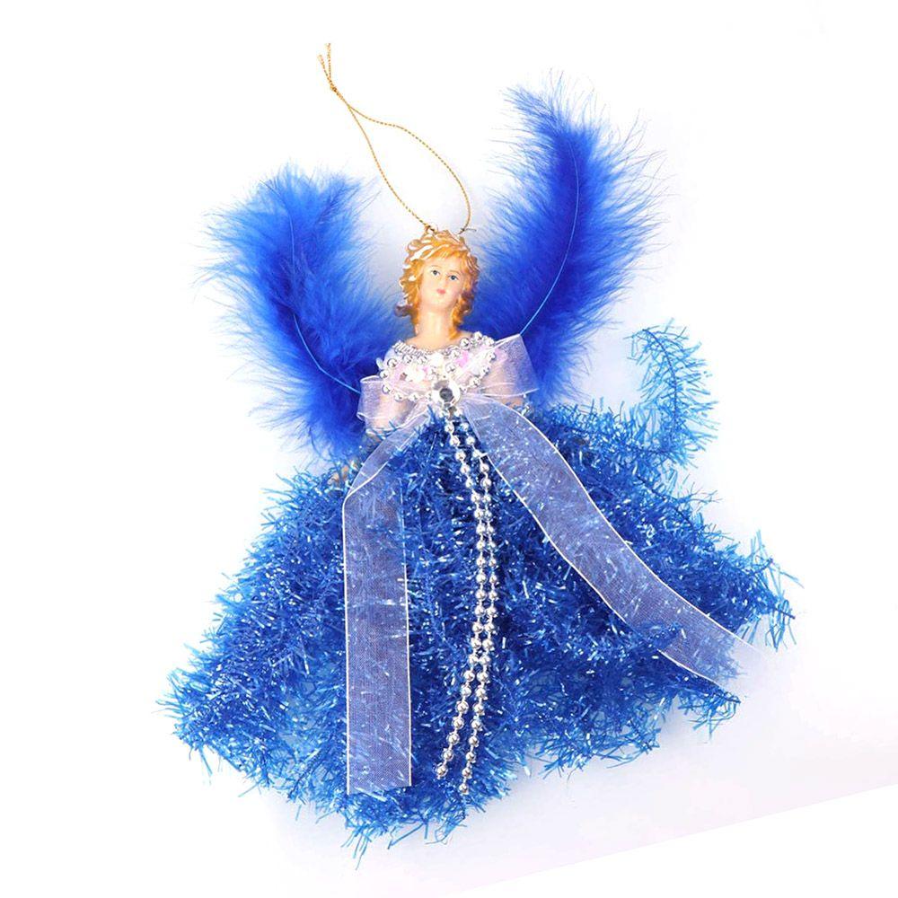 Gifts Attractive Feather Angel Doll Xmas Tree Pendants Home Decorations Christmas Ornament