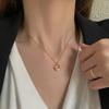 Minimalist Luxurious Gold Choker Necklace Elegant And Intellectual Short Pendant For Daily Commute And Casual Wear